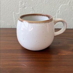 Hearth & Hand Cream Mug with Brown Rim